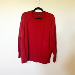 Universal standard red crewneck sweater women’s XL/ 1X new with tags